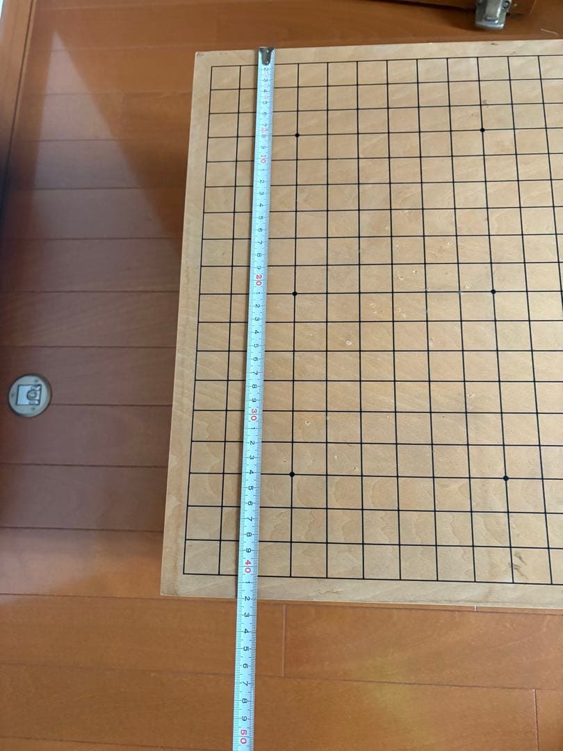 高級　碁盤　囲碁盤　木製　脚付き　厚い