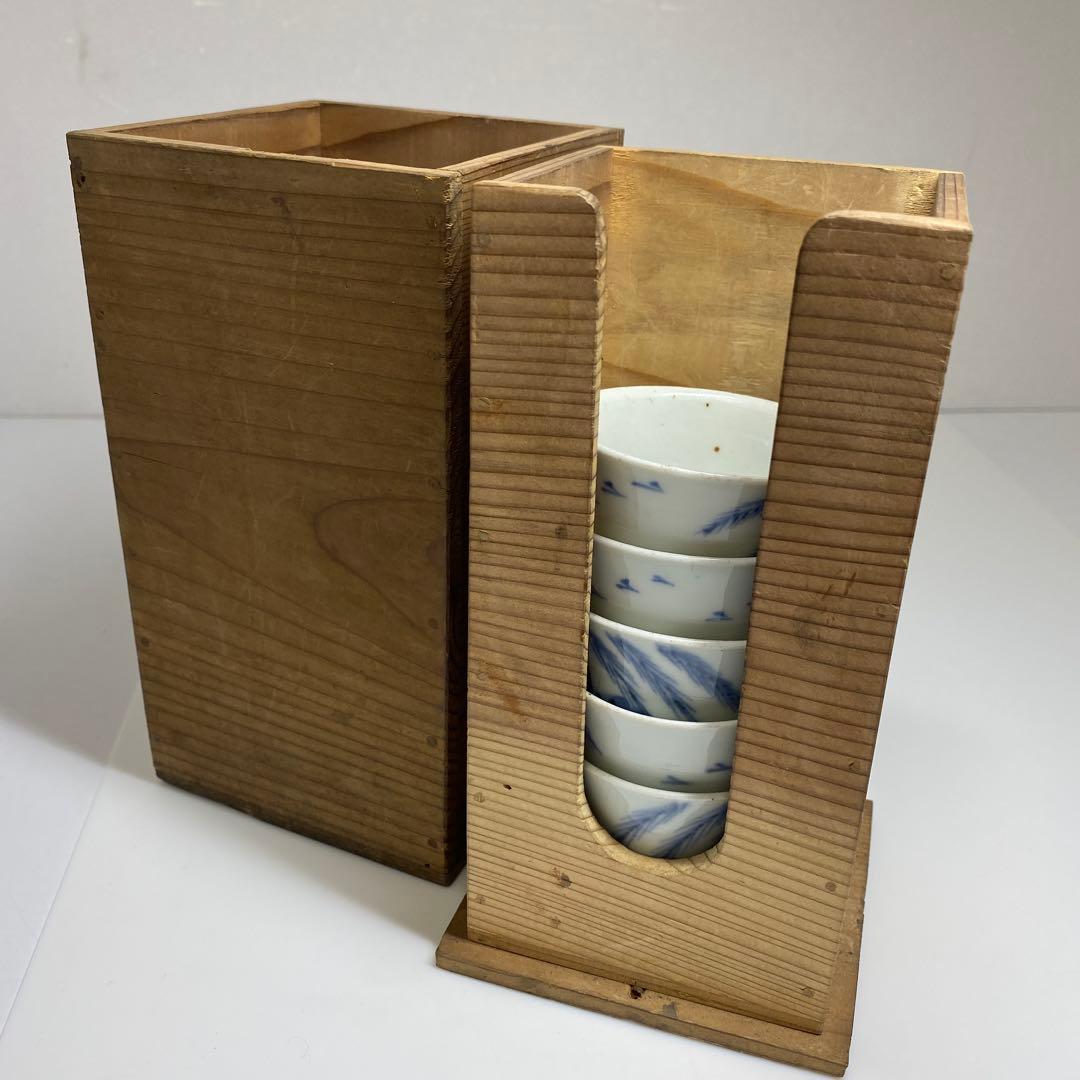 中国明時代　古染付　煎茶碗　直径6㎝　トコヒ　東な7-0325☆2F