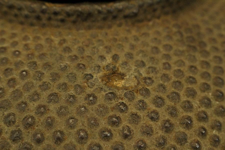 茶道具 霰丸釜 鉄釜 箱入 710