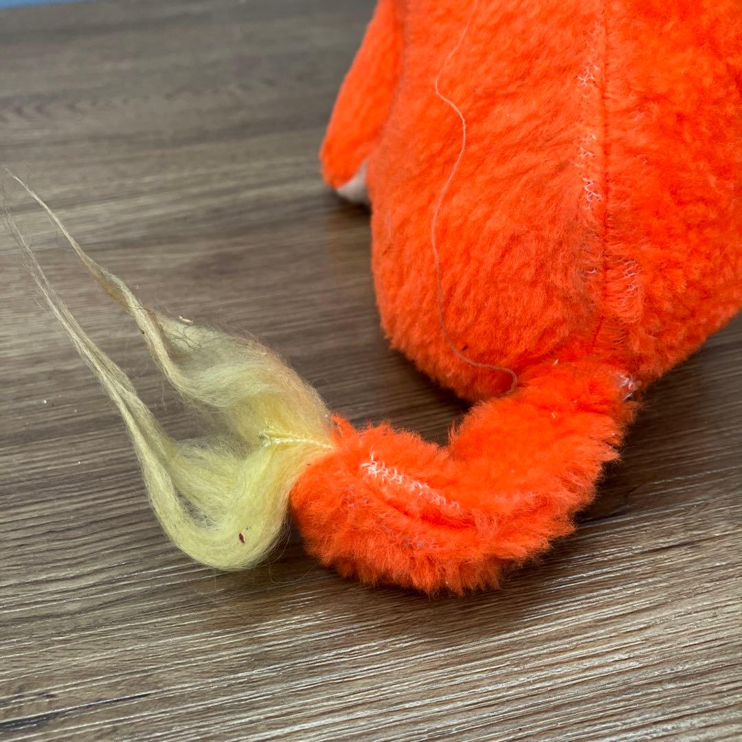 昭和レトロ ぬいぐるみ 馬 ポニー オレンジ ヴィンテージ 当時物 置物