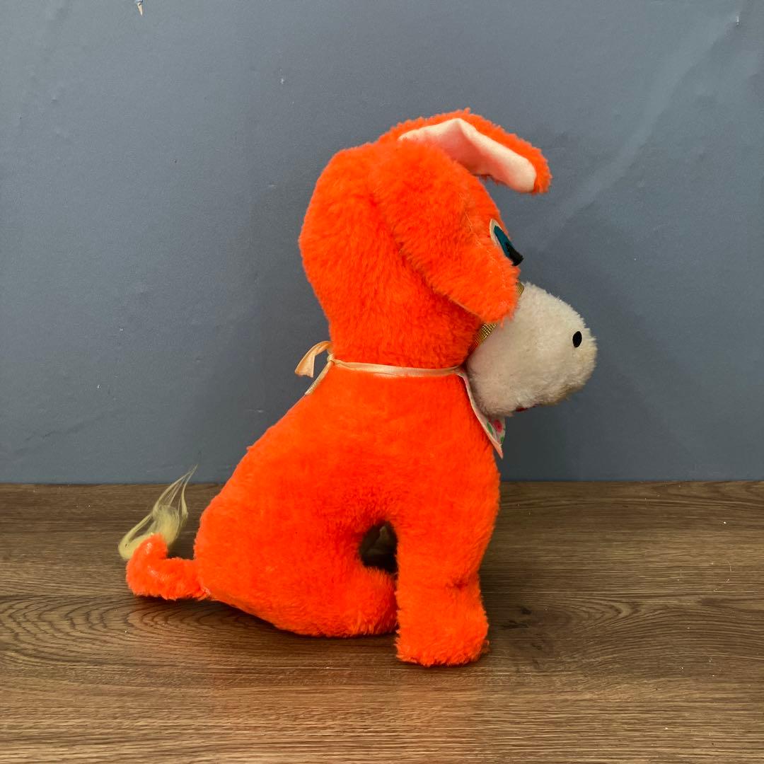 昭和レトロ ぬいぐるみ 馬 ポニー オレンジ ヴィンテージ 当時物 置物
