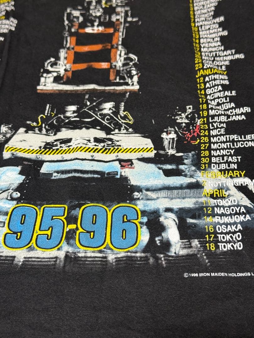 Iron Maiden The X Factor Tour Tシャツ