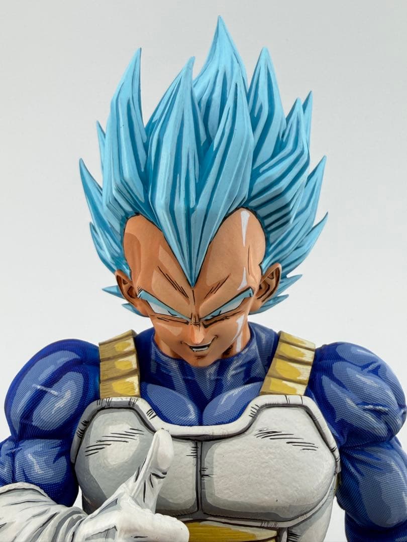 ドラゴンボール　リペイント　ベジータ　スーパーサイヤ人ブルー　ガレージキット