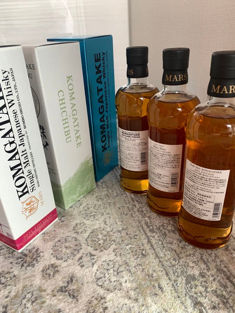 ウイスキー 駒ヶ岳×秩父　その他3本セット