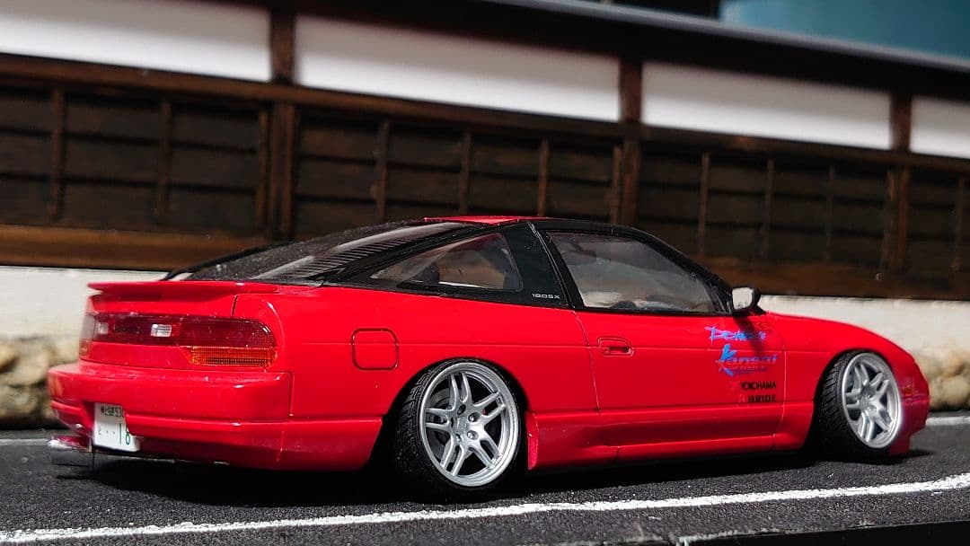 1/24 アオシマ 180sx 完成品