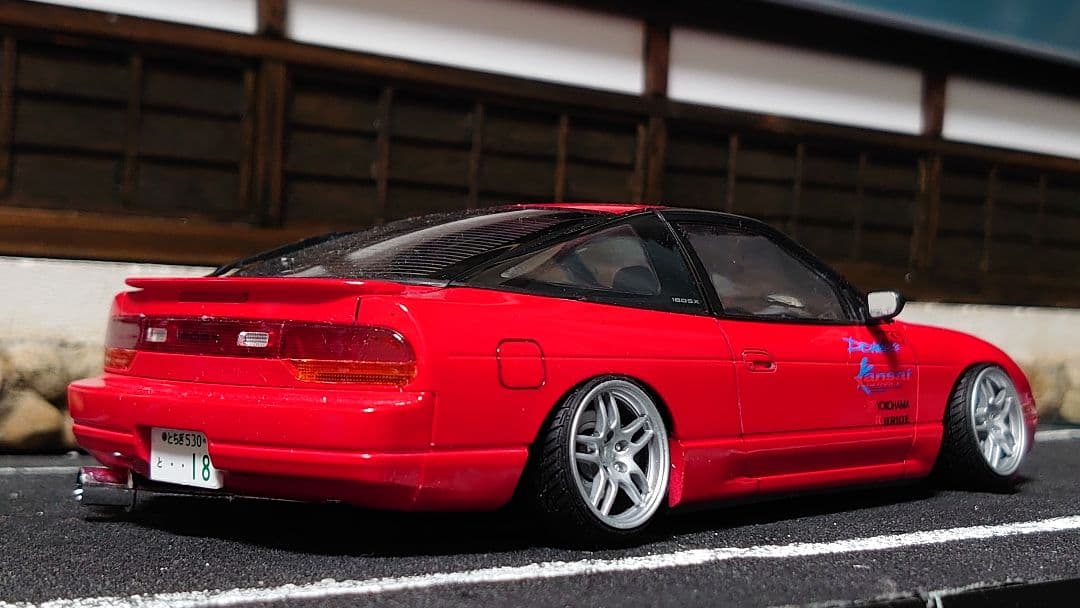 1/24 アオシマ 180sx 完成品