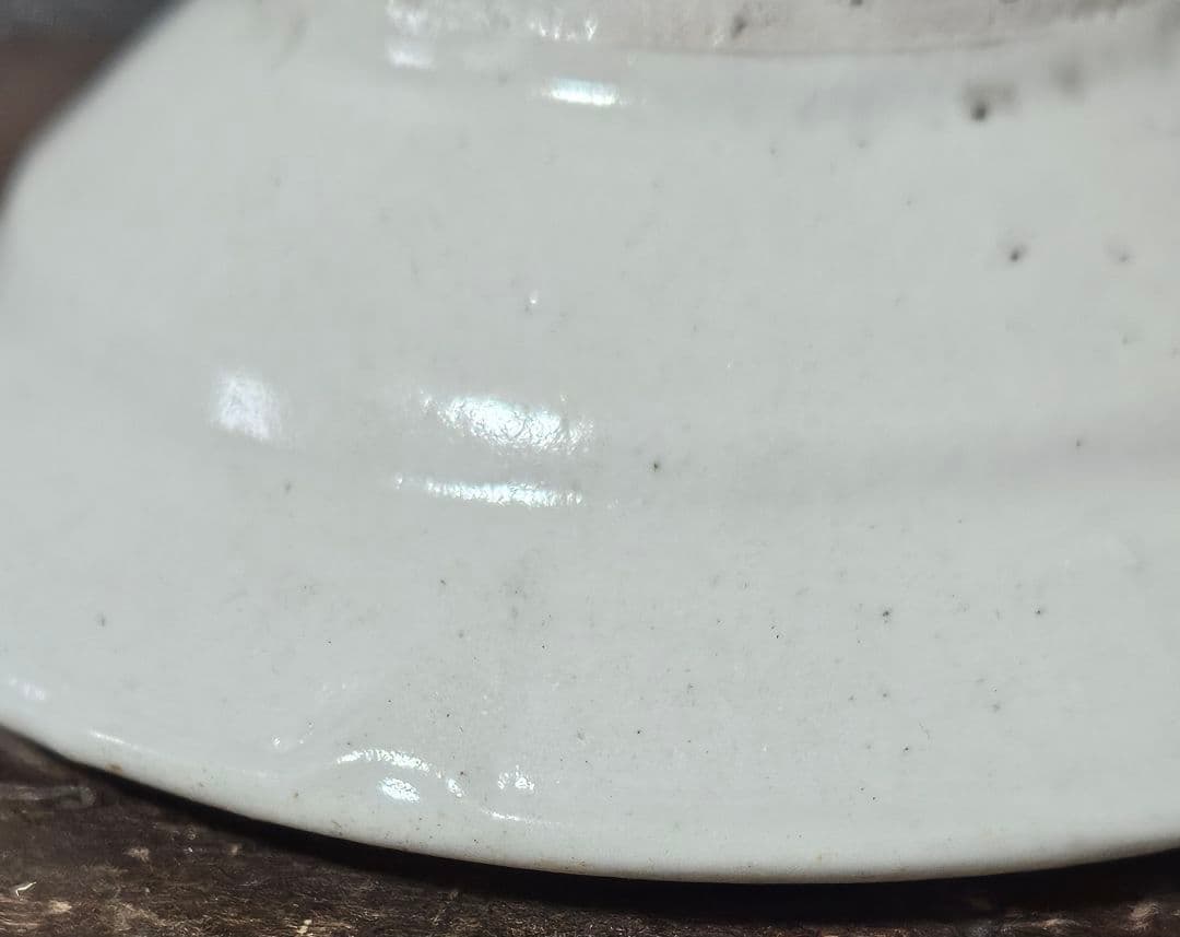 珍品❗】李朝　李朝民芸　青華白磁　取手付　灯火器　たんころ　燭台　行灯　灯り道具