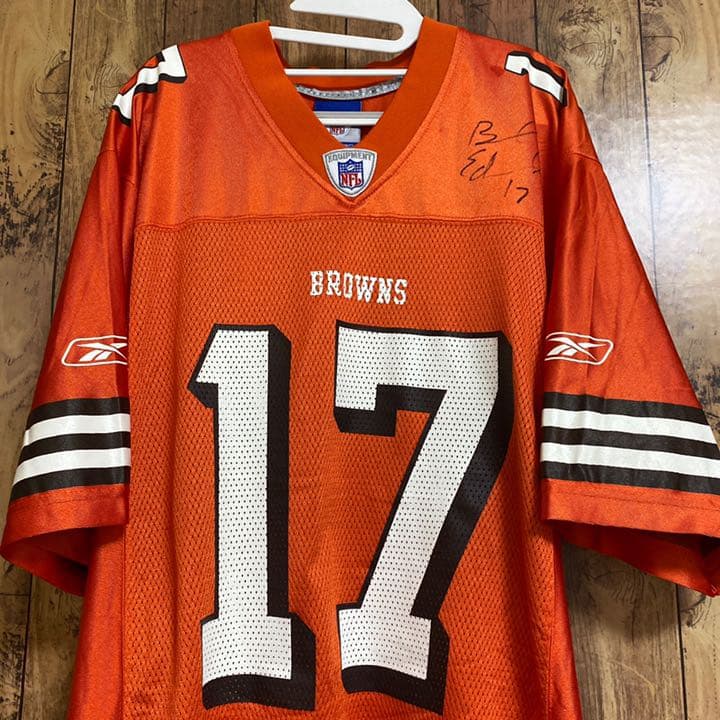 [レア] NFL クリーブランド・ブラウンズ　サイン入り　ユニフォーム[セール]