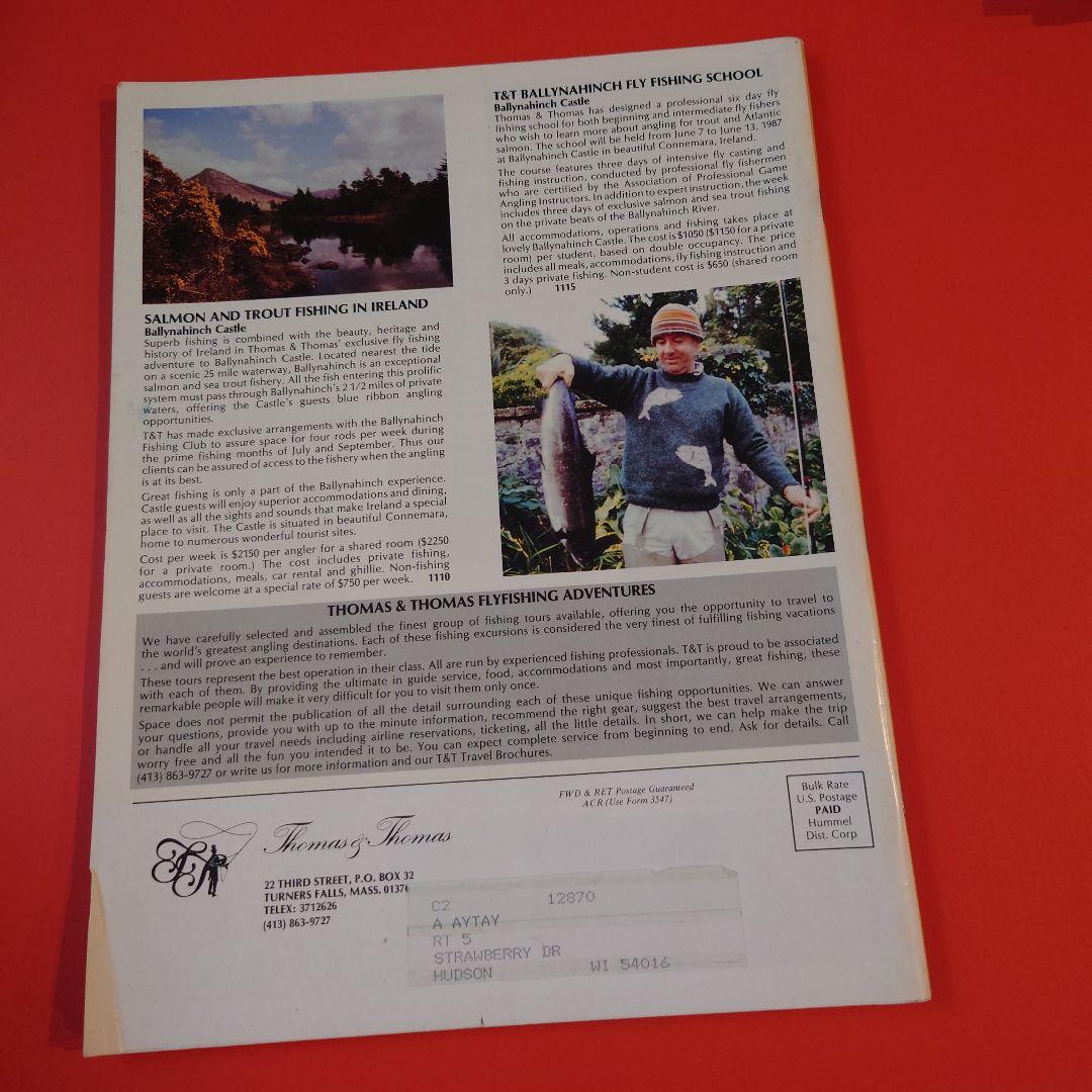 THOMAS & THOMAS フライフィッシングカタログ 1987