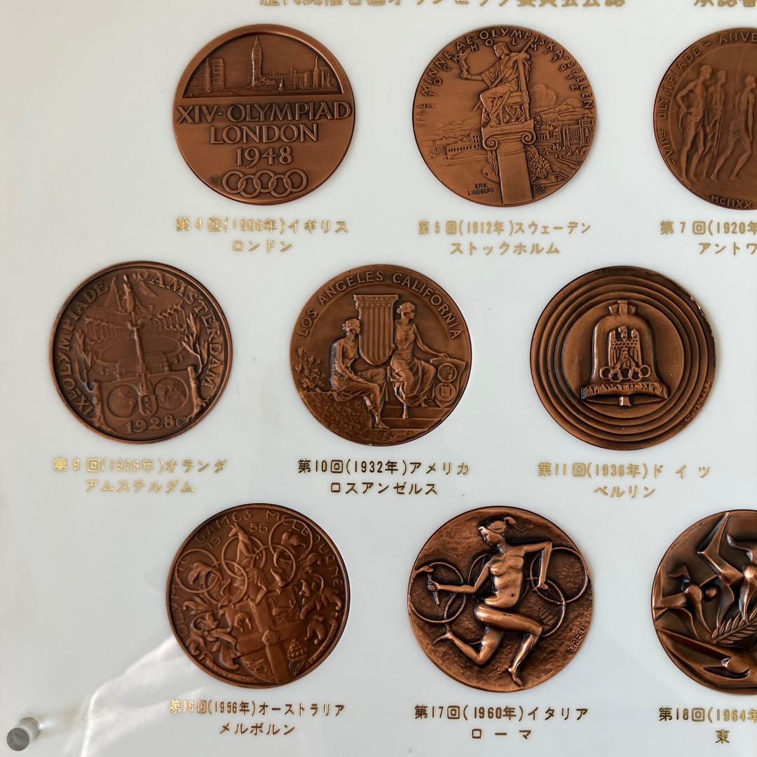 歴代オリンピック大会公式参加記念メダル 特別制作　三井金属工芸　ブロンズ製