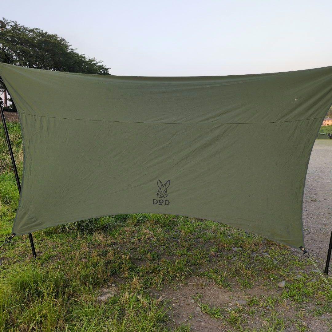 dod いつかのタープTC ポールなし　カーキ　オマケ付き