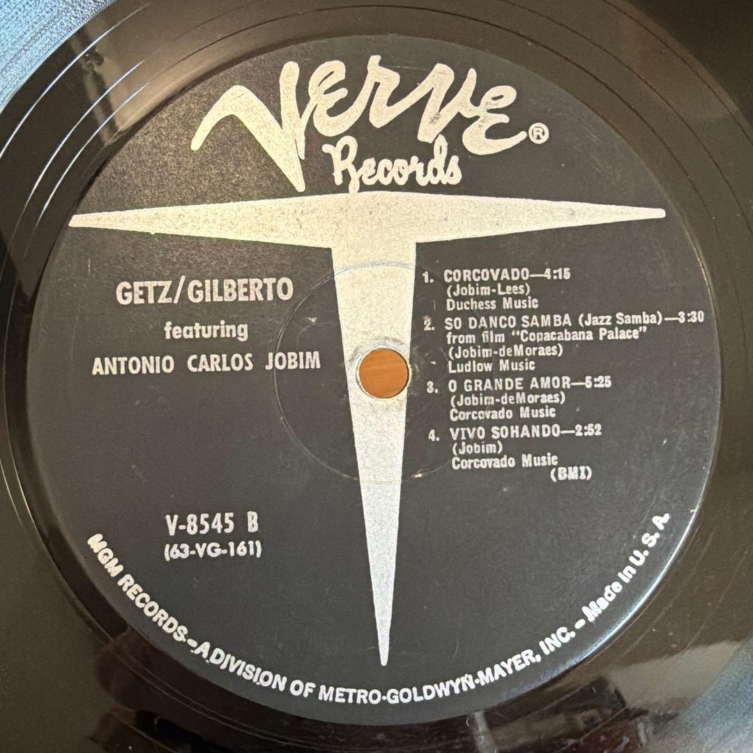 Getz / Gilberto V-8545 MONO USオリジナル