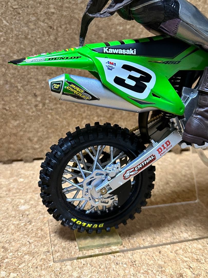 1/6 Kawasaki KX 450 モトクロスバイク