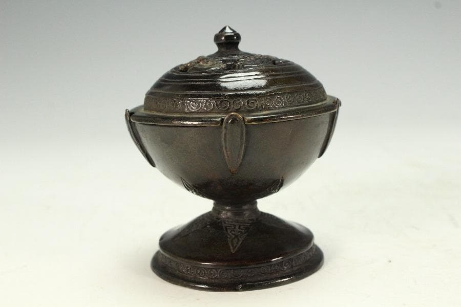 茶道具 唐物 古銅 蓋置(K-A825)