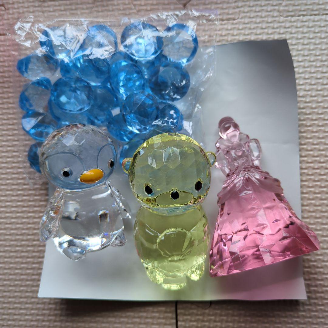 アクリルアイス　置物　城　馬車　魔法のランプ　恐竜等セット 多色　まとめセット