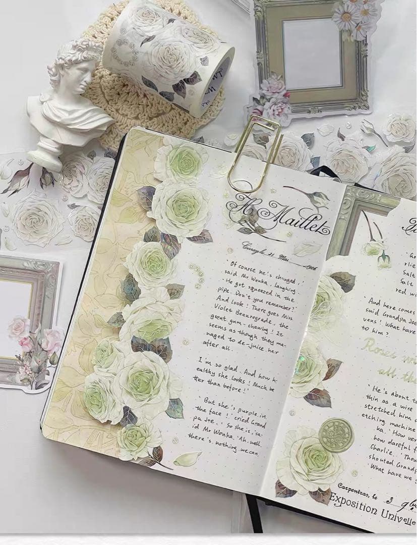 WT《花絮晚》海外マスキングテープ　マステ 【1400】