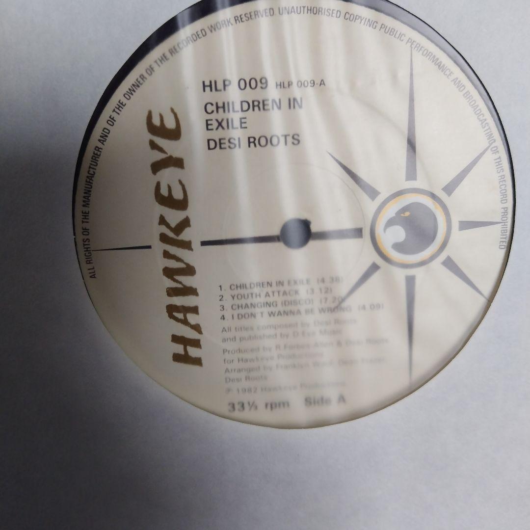 美品LP オリジナル Desi Roots CHILDREN IN EXILE