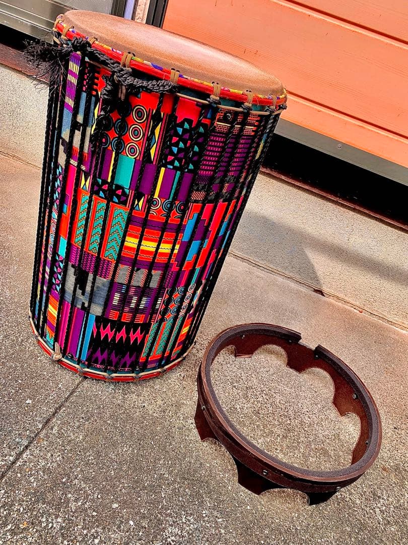 値下げ❣️フリースタイルドラムVOD12サンバン Afro fabric