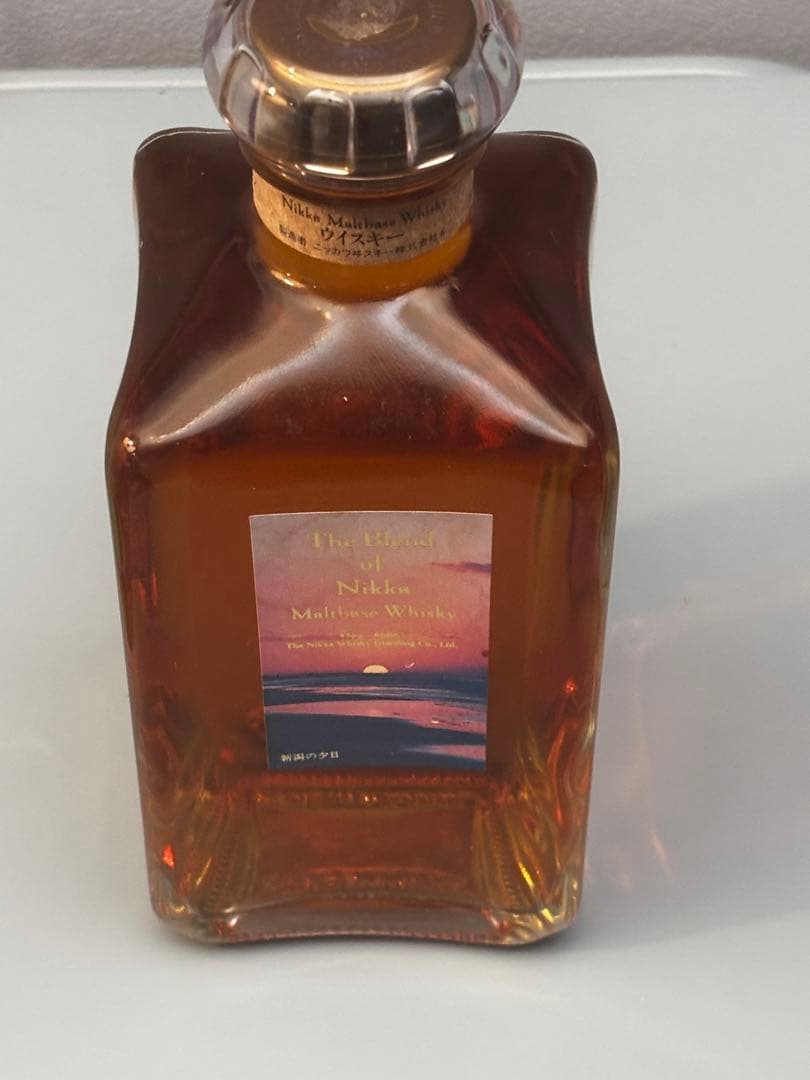 希少★未開封(箱無し)アサヒ ザ・ブレンドオブニッカ 新潟の夕日660ml