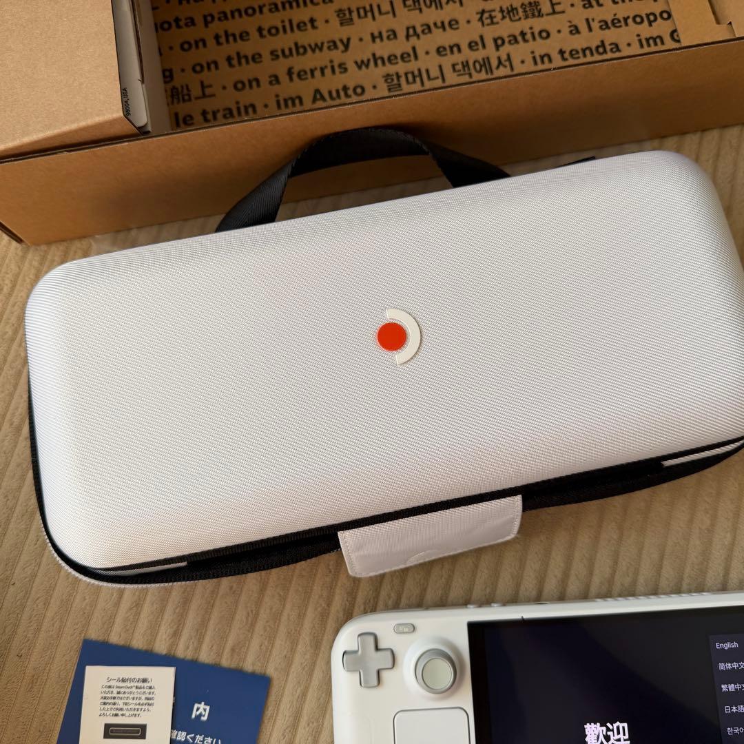 【極美品】Steam Deck OLED1T限定ホワイトバージョン新品同様セット