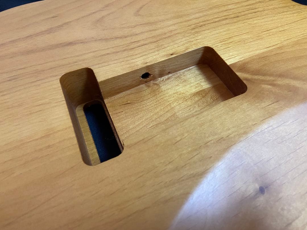 ストラトキャスター2ピースボディNo2サテン塗装ビンテージネイチャーカラー