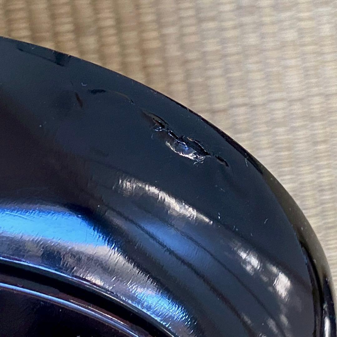 時代 輪島塗【牡丹唐草金蒔絵 銘々皿5客組】菓子皿 天然木 漆塗 懐石 茶道具