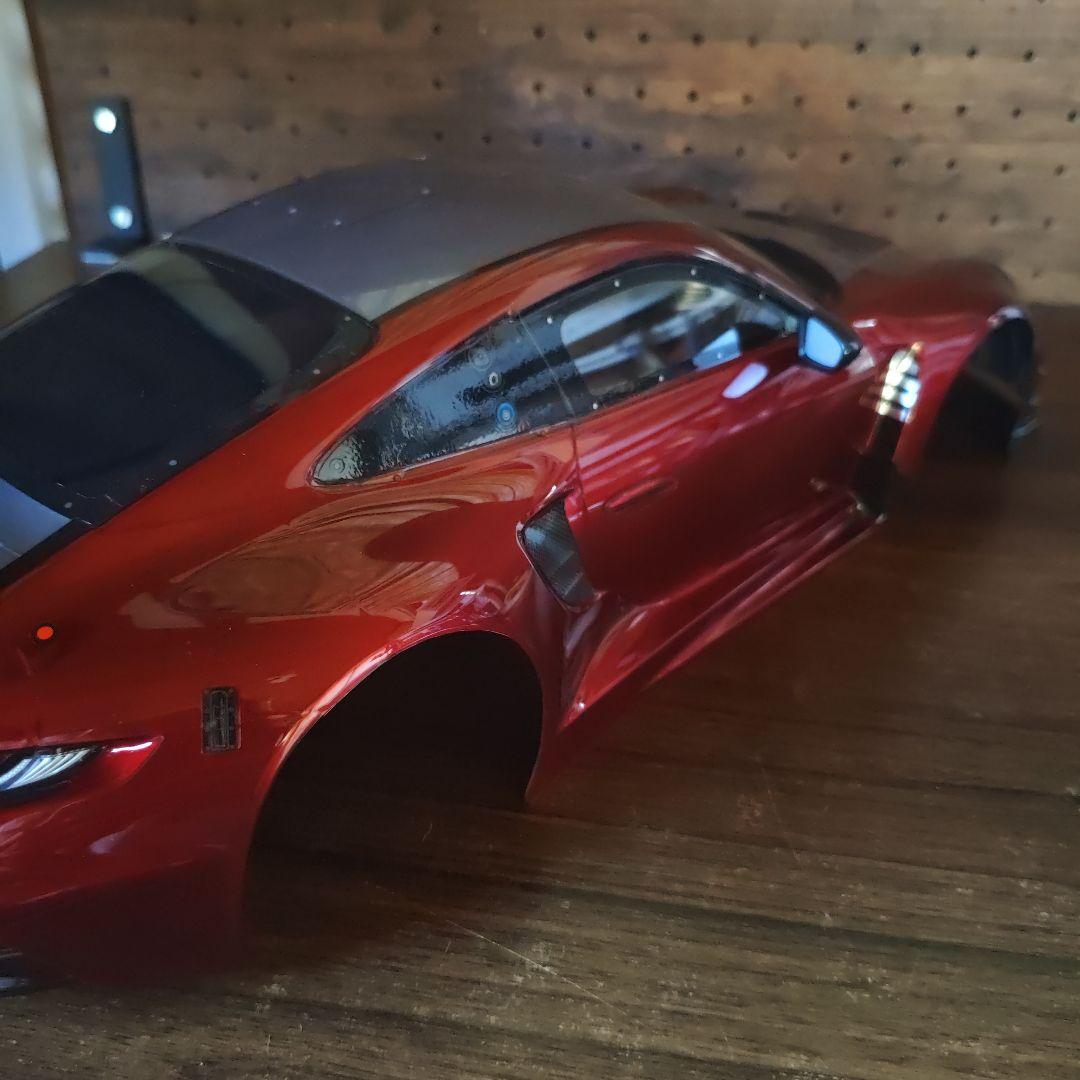 タミヤ　ポルシェ911 GT3 R ボディ　キャンディ塗装