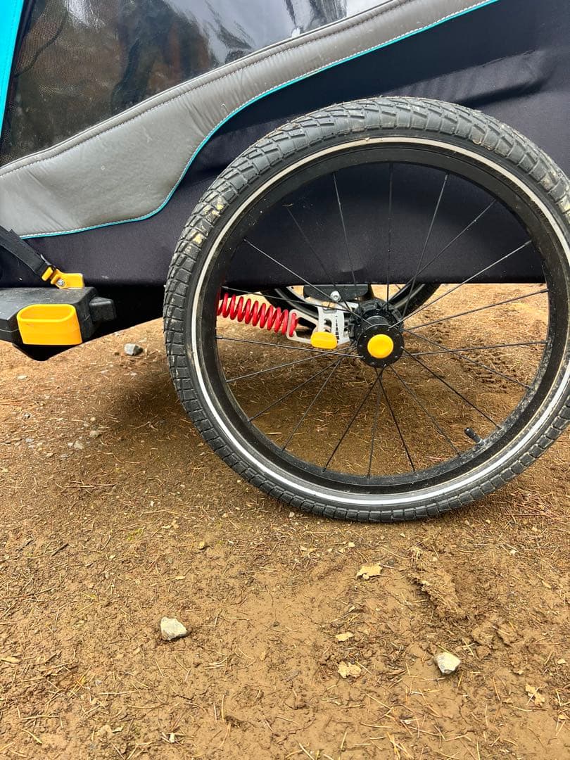 バーレー　D’lite X 2人乗り　サスペンション　Burley