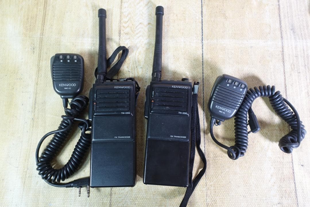 2台セット KENWOOD トランシーバー TH-25G ハンディトランシーバー