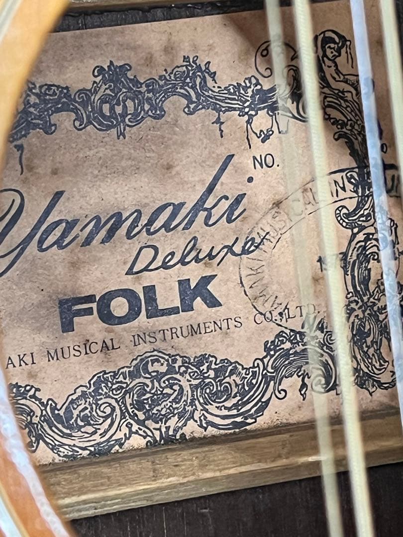 Yamaki Deluxe 12弦ギター ピエゾマイク付き品番不明　ジャンク扱い