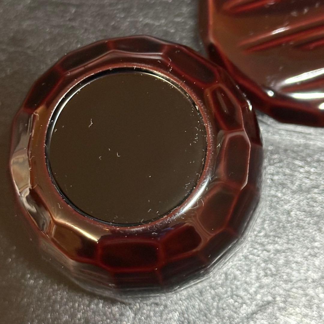 茶道具！輪島塗 溜塗 折撓棗 春草蒔絵 棗！『前田 清峰』作！共箱/紙箱/栞付！