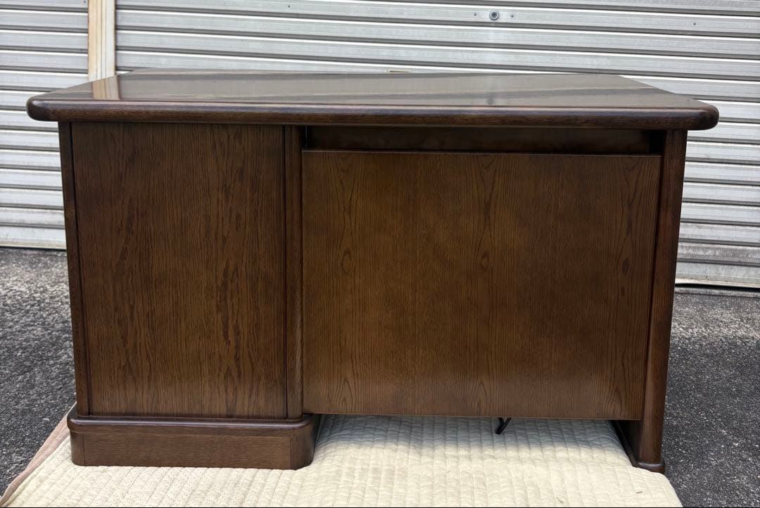 Karimoku カリモク 書斎机 デスク 片袖机 勉強机 木製 ブラウン