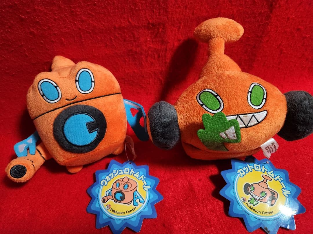 ポケモンセンター　ウォッシュロトムドール　ポケドール　　カットロトム　ぬいぐるみ