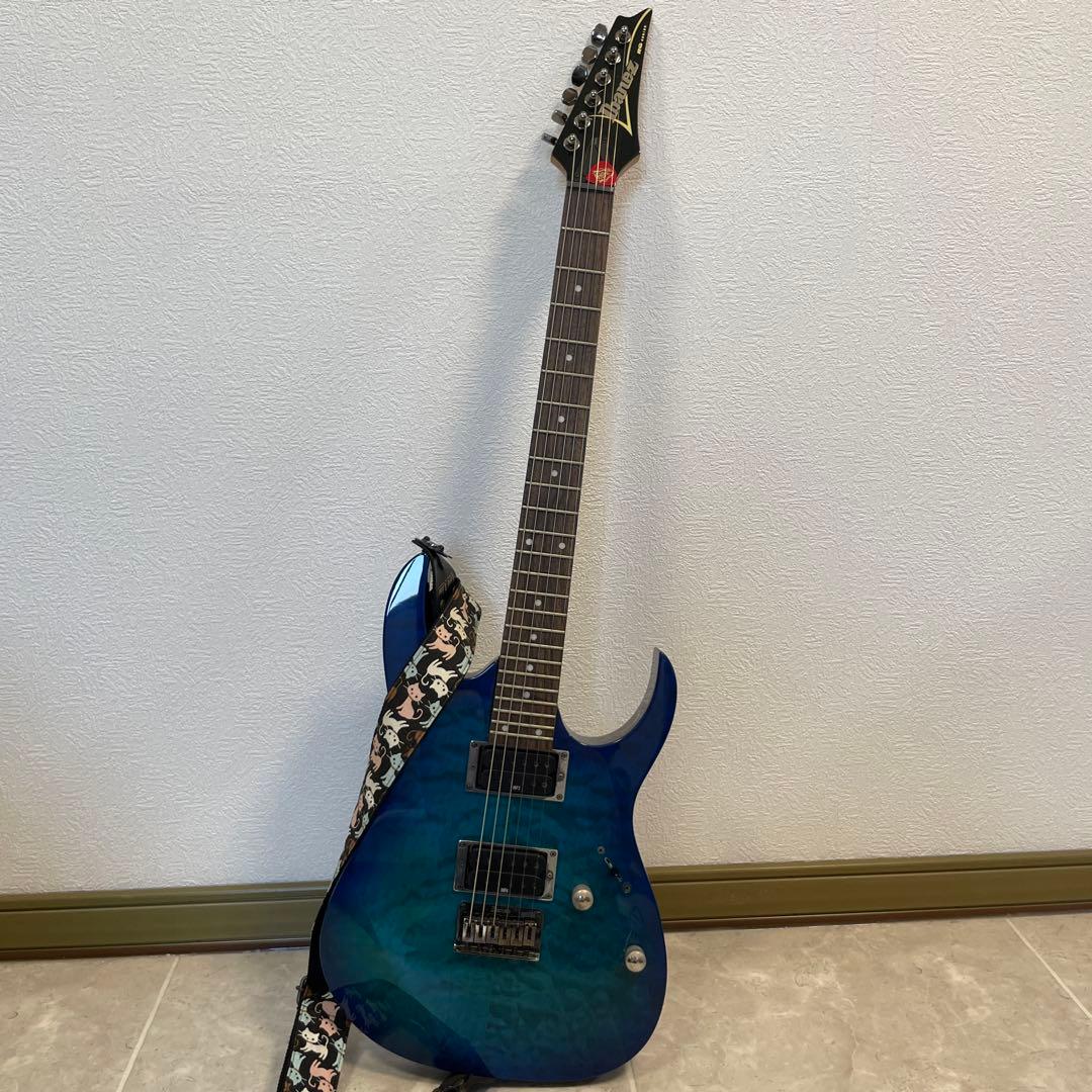 エレキギターIbanez RG421QM 付属品付き