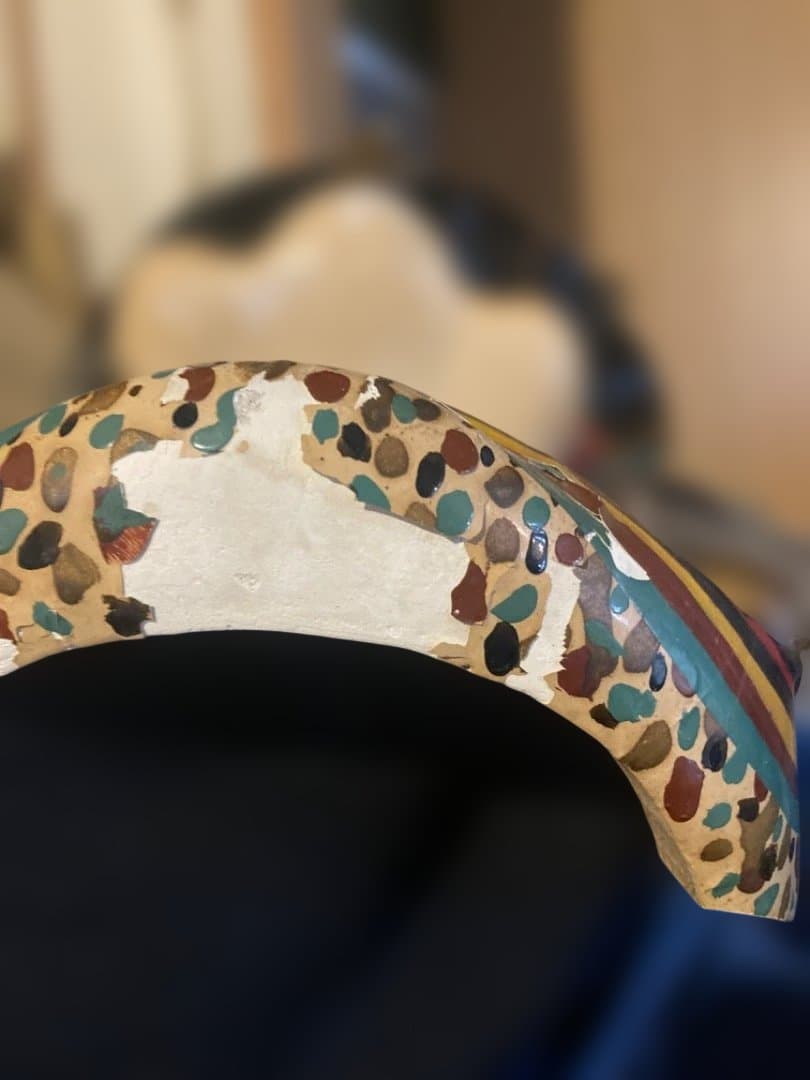 神楽面 色彩にカケあり