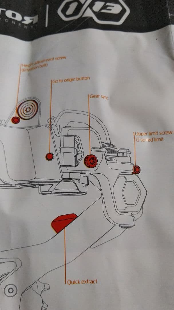 ROTOR　UNO 1x13s コンポセット