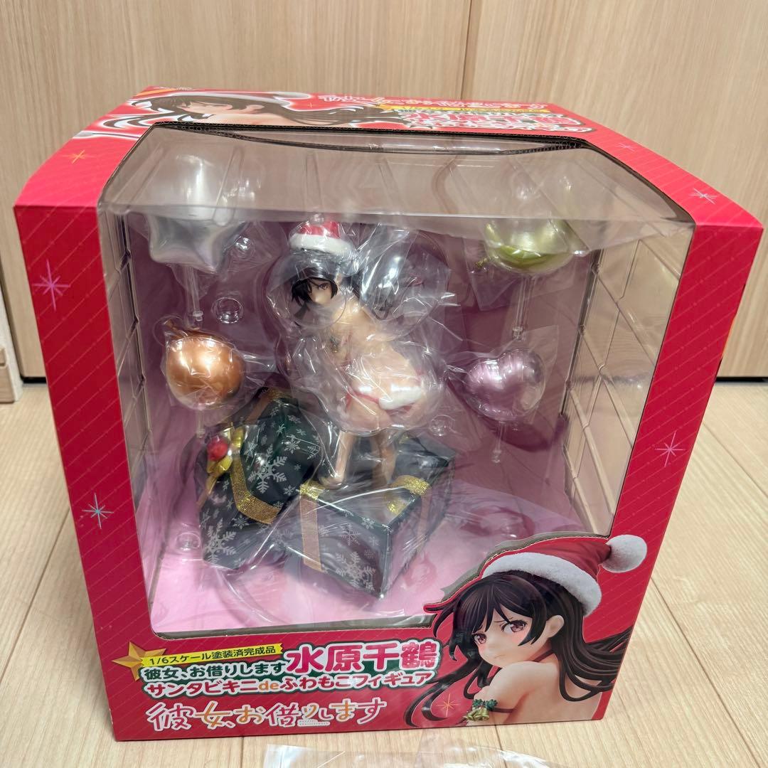 新品未開封 彼女、お借りします 水原千鶴 サンタビキニdeふわもこフィギュア