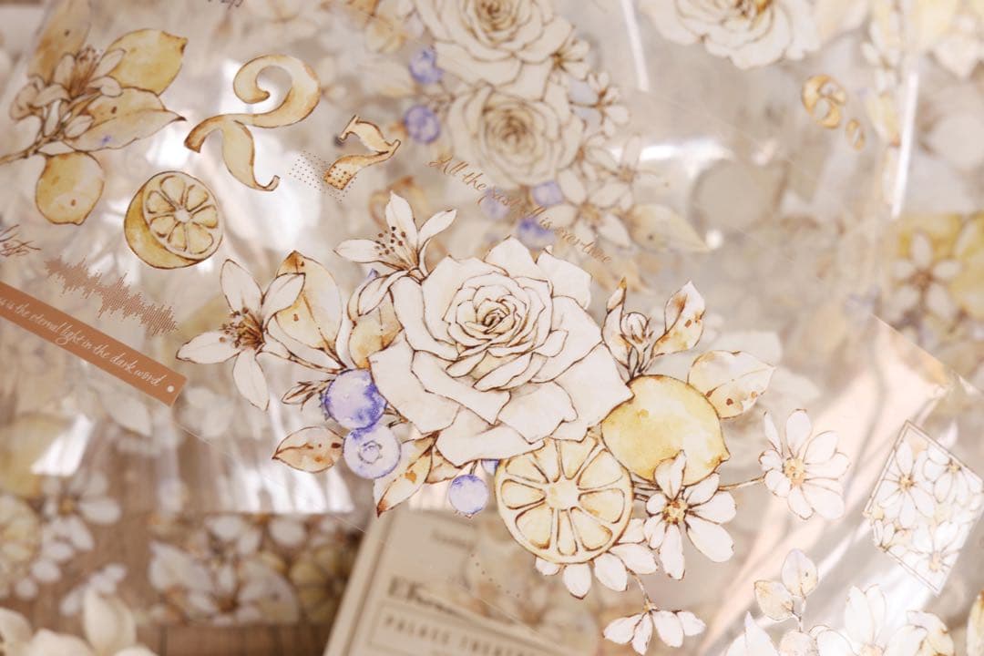 ⭐️SALE⭐️ 小白家文創《午后阳光》海外マスキングテープ　マステ 【2518】