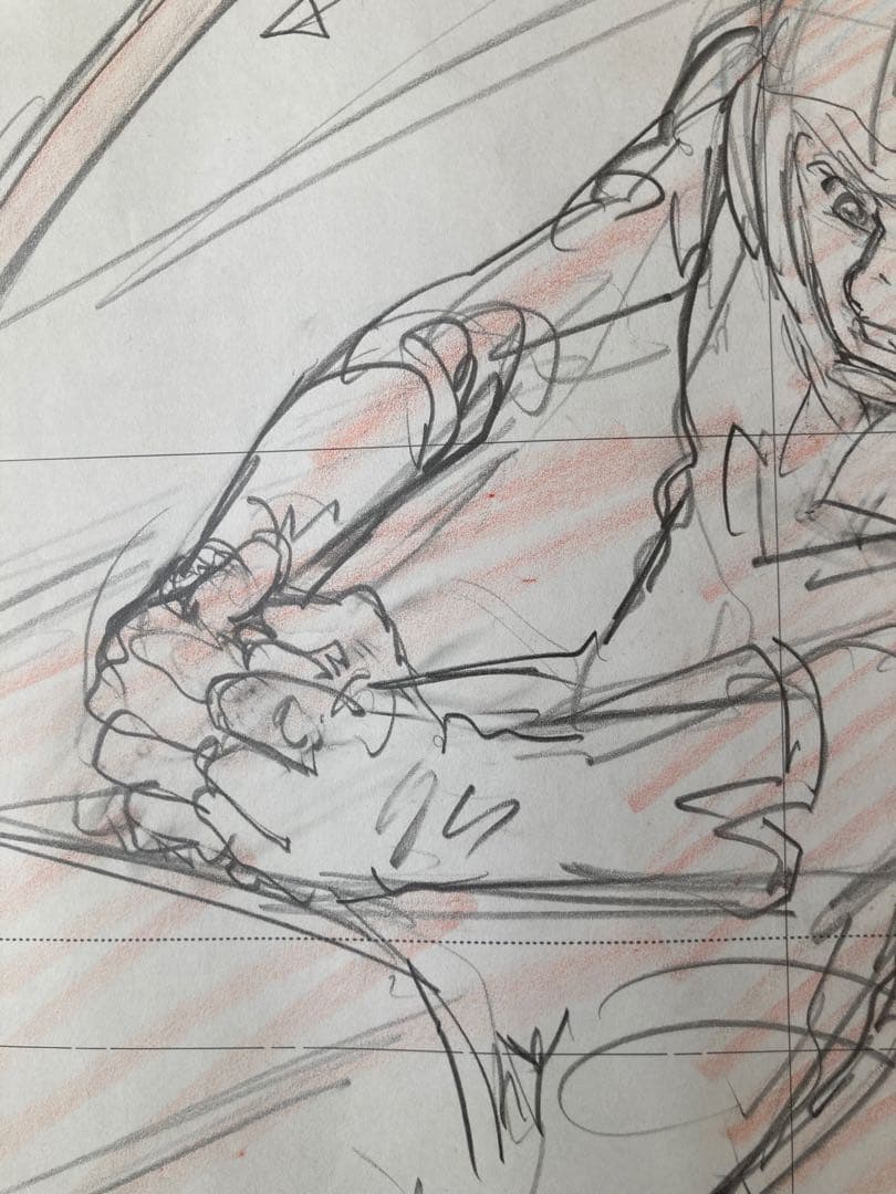 【直筆】宇宙戦艦ヤマト 完結編 　レイアウト　金田伊功