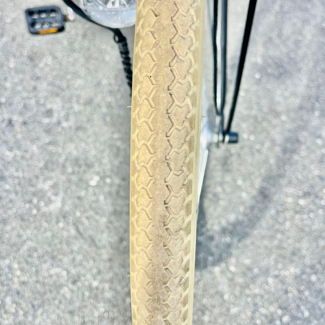 原宿制服 arCONOMi折りたたみ・26インチ・6段ギア・LEDオートライト