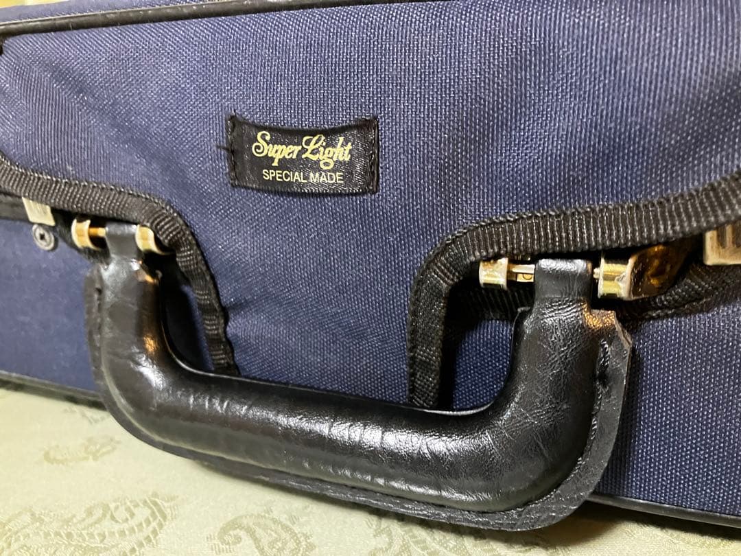 スーパーライト　バイオリン　ケース　ネイビー系