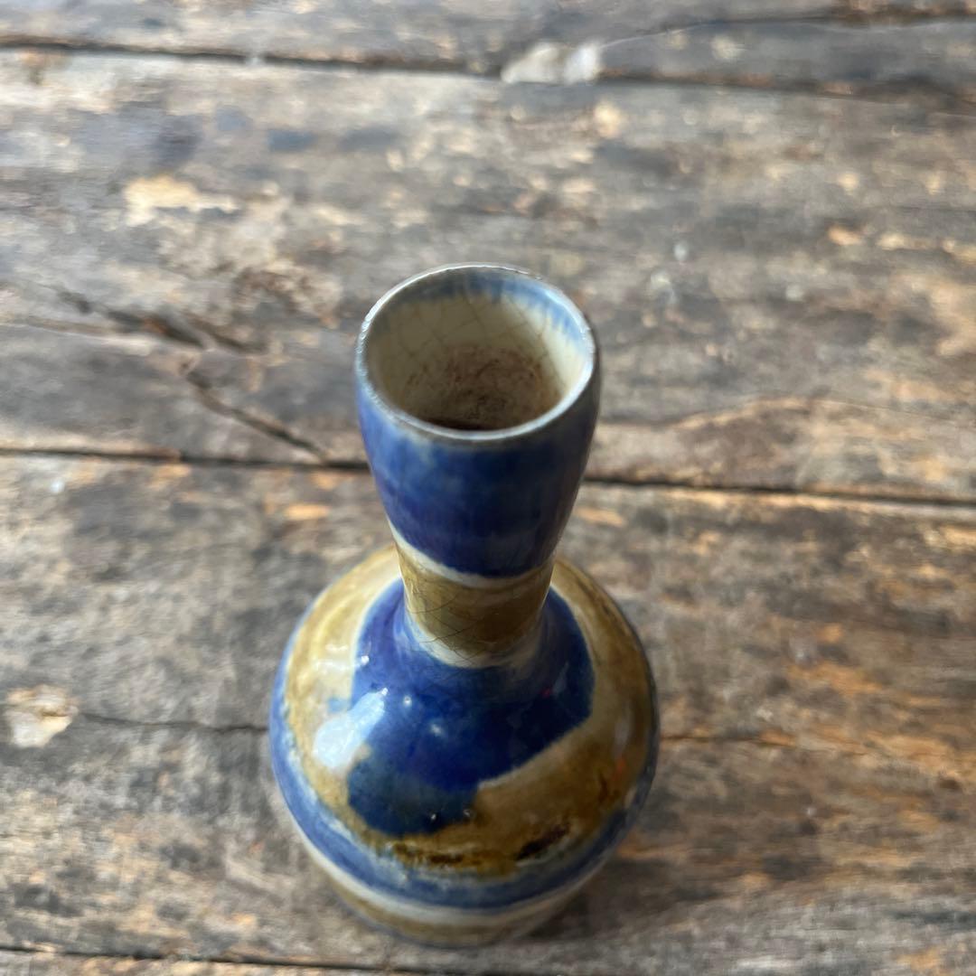 古琉球　二彩　徳利　瓶