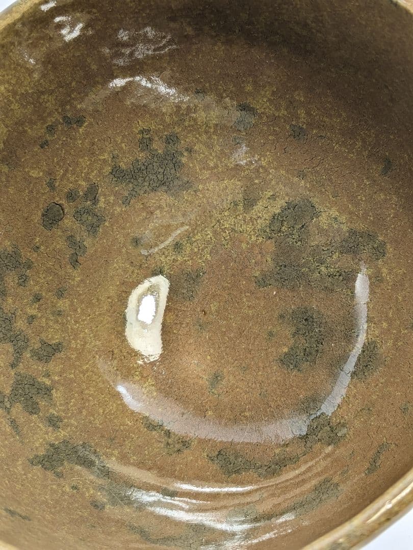 岡山県重要無形文化財 黒井千左 虫明焼 茶盌 共箱 茶道具 抹茶碗 抹茶茶碗