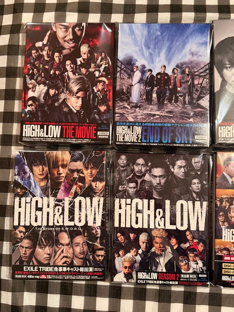 HiGH &LOWセット10作品 Blu-ray(全作品　帯付き)