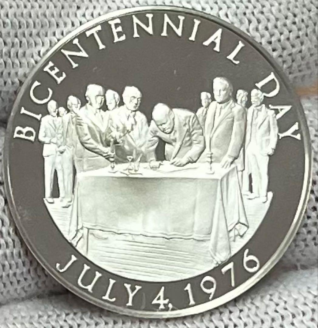 アメリカ合衆国建国200周年特別記念純銀メダル1976年 silver925刻印