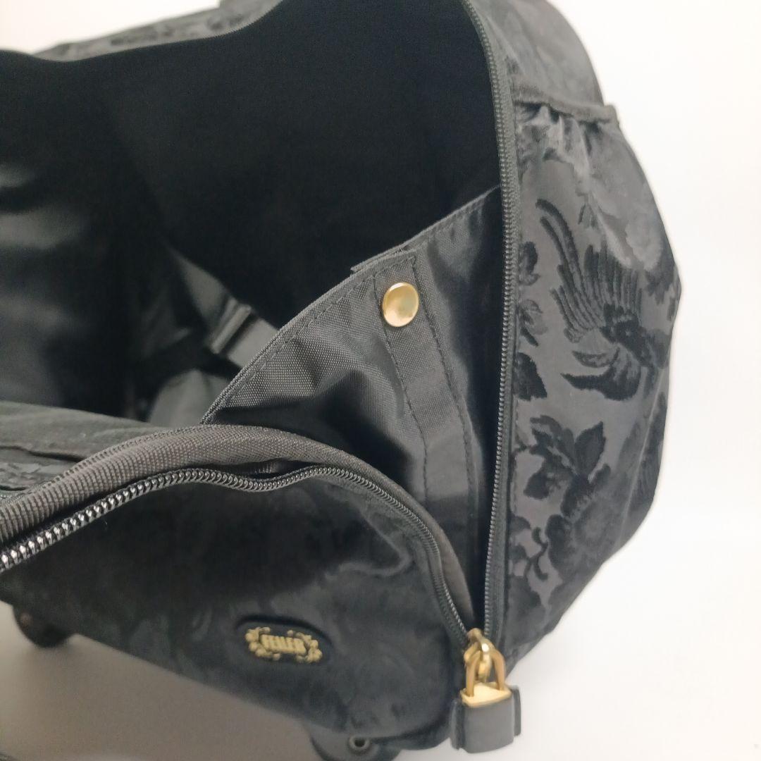 希少　FEILERフェイラー　トロリーバッグ　キャリーバッグ　黒　カギ付