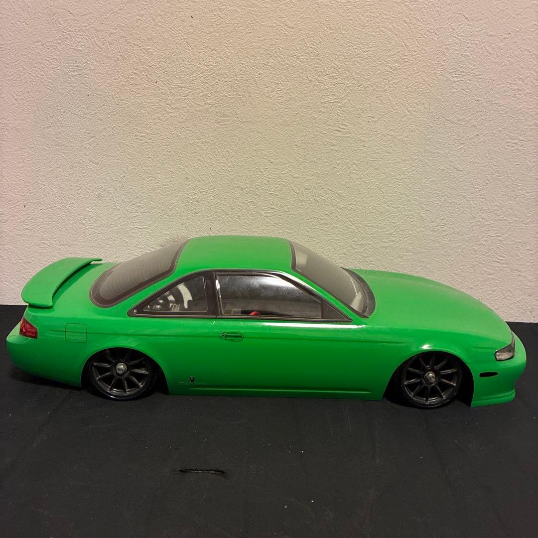 s14 シルビア　rcボディTT02 タミヤプロポ付き　　金曜で出品終了