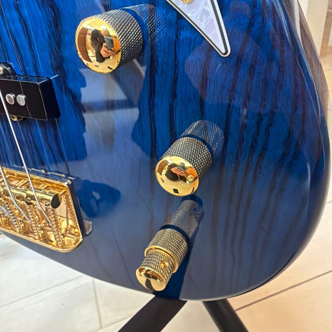 ❤️AriaProII RSB-42AR 5弦ベース 美品 チューナー ストラップ