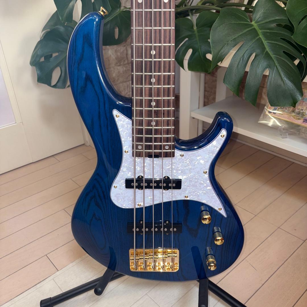 ❤️AriaProII RSB-42AR 5弦ベース 美品 チューナー ストラップ