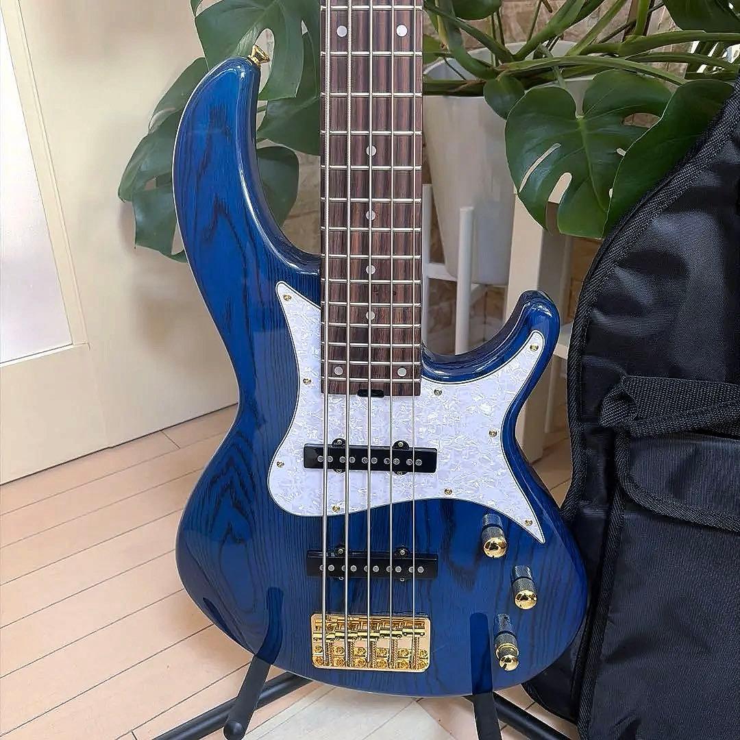 ❤️AriaProII RSB-42AR 5弦ベース 美品 チューナー ストラップ